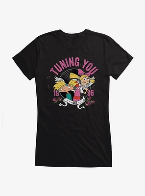 Hey Arnold! Tuning You Out 1996 Girls T-Shirt