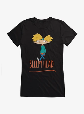 Hey Arnold! Sleepy Head Girls T-Shirt