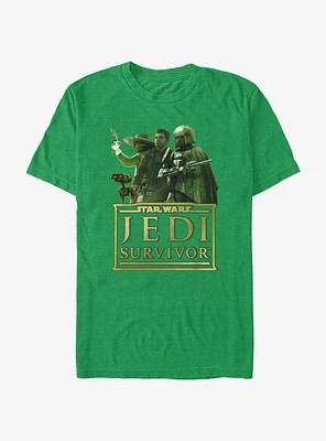 Star Wars Jedi: Survivor Trio Caij Cal and Boba T-Shirt