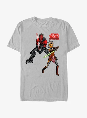 Star Wars: The Clone Wars Darth vs Ahsoka T-Shirt