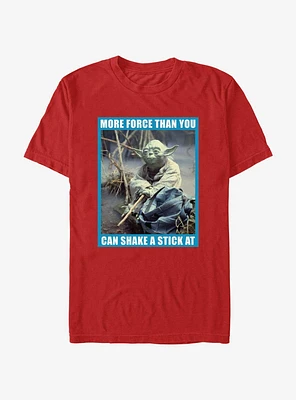 Star Wars Yoda More Force Than You T-Shirt
