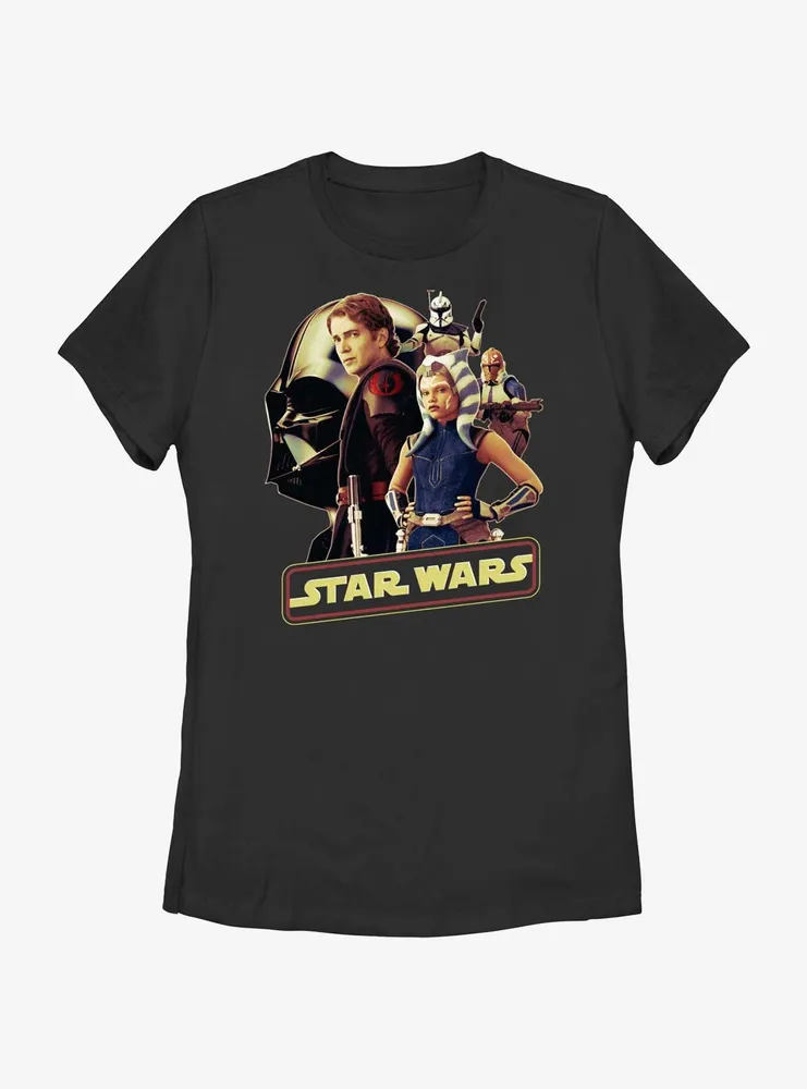 Star Wars Rebel Alliance Group Womens T-Shirt