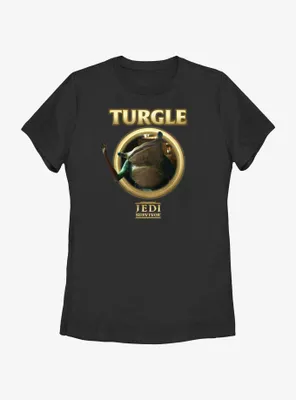 Star Wars Jedi: Survivor Turgle Lockup Womens T-Shirt