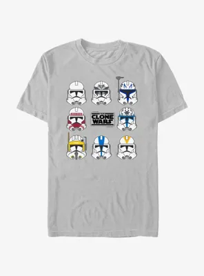 Star Wars: The Clone Wars Heads T-Shirt