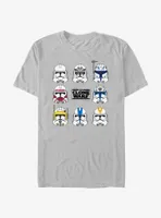 Star Wars: The Clone Wars Heads T-Shirt