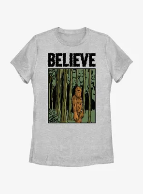 Star Wars Believe Chewie Womens T-Shirt