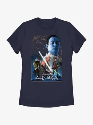 Star Wars Ahsoka Poster Womens T-Shirt