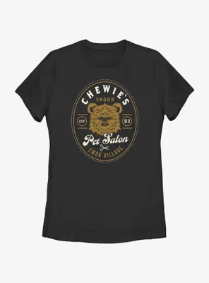 Star Wars Chewie's Pet Salon Ewok Village Womens T-Shirt