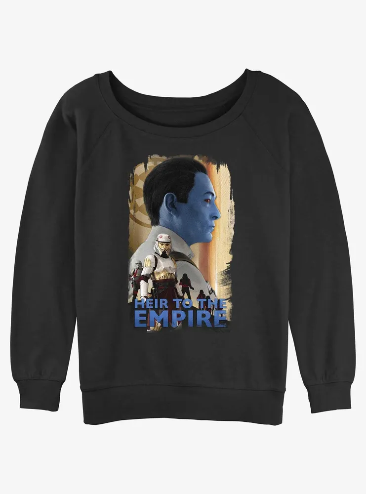 Star Wars Thrawn Heir To The Empire Womens Slouchy Sweatshirt