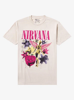 Nirvana Utero Flowers Girls T-Shirt