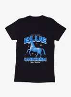 Charlie The Unicorn Blue Womens T-Shirt