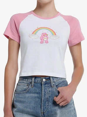 Care Bears Rainbow Glitter Raglan Girls Baby T-Shirt