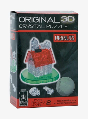 Peanuts Snoopy House 3D Crystal Puzzle