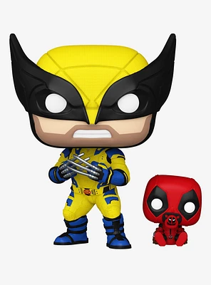 Funko Marvel Deadpool & Wolverine Pop! Buddy Duo Wolverine (With Babypool) Vinyl Bobble-Head