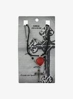 Social Collision Punk Heart Cross Necklace Set