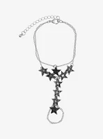 Social Collision Cluster Star Chain Hand Ring Bracelet