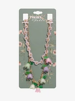 Thorn & Fable Flower Bead Layered Necklace