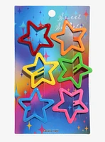 Sweet Society Colorful Star Hair Clip Set