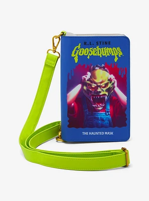 Loungefly Goosebumps The Haunted Mask Book Crossbody Bag