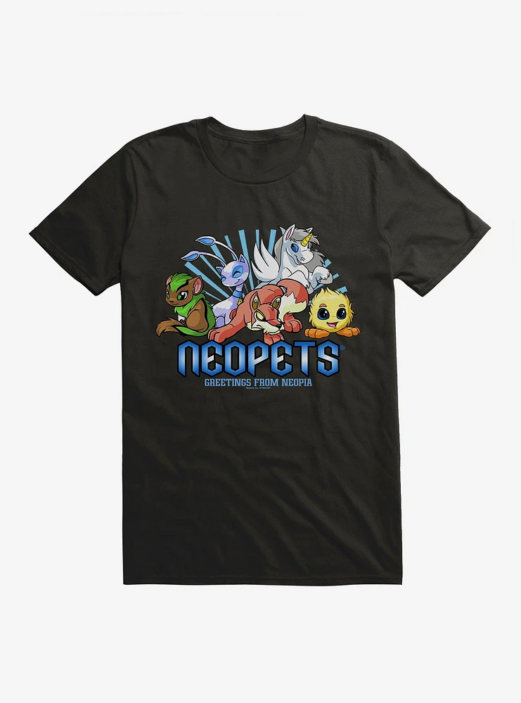 Neopets Greetings From Neopia T-Shirt