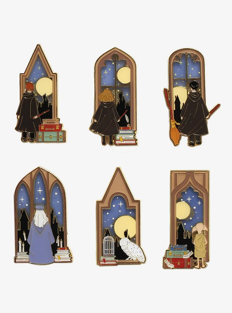 Loungefly Harry Potter Character Window Portraits Blind Box Enamel Pin - BoxLunch Exclusive