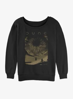 Dune Shai-Hulud Poster Womens Slouchy Sweatshirt