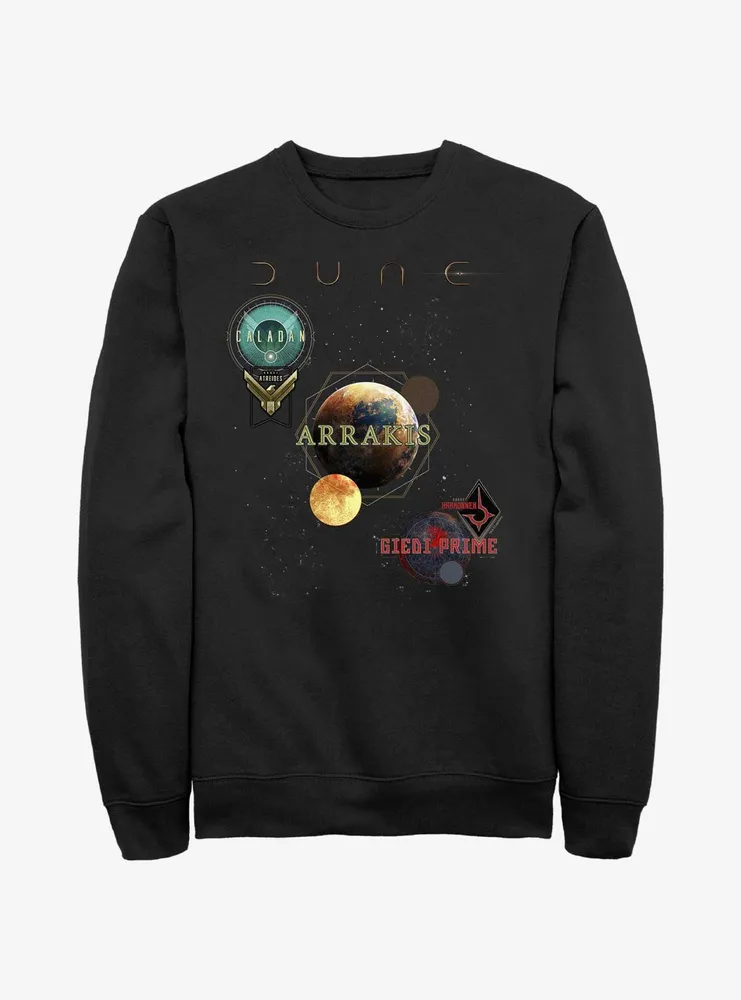 Dune Planets Poster Sweatshirt