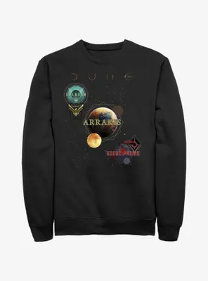 Dune Planets Poster Sweatshirt