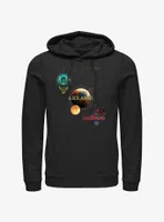 Dune Planets Poster Hoodie