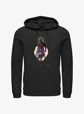 Dune Paul Atreides Moon Portrait Hoodie