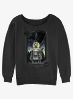 Dune Character Poster Womens Slouchy Sweatshirt