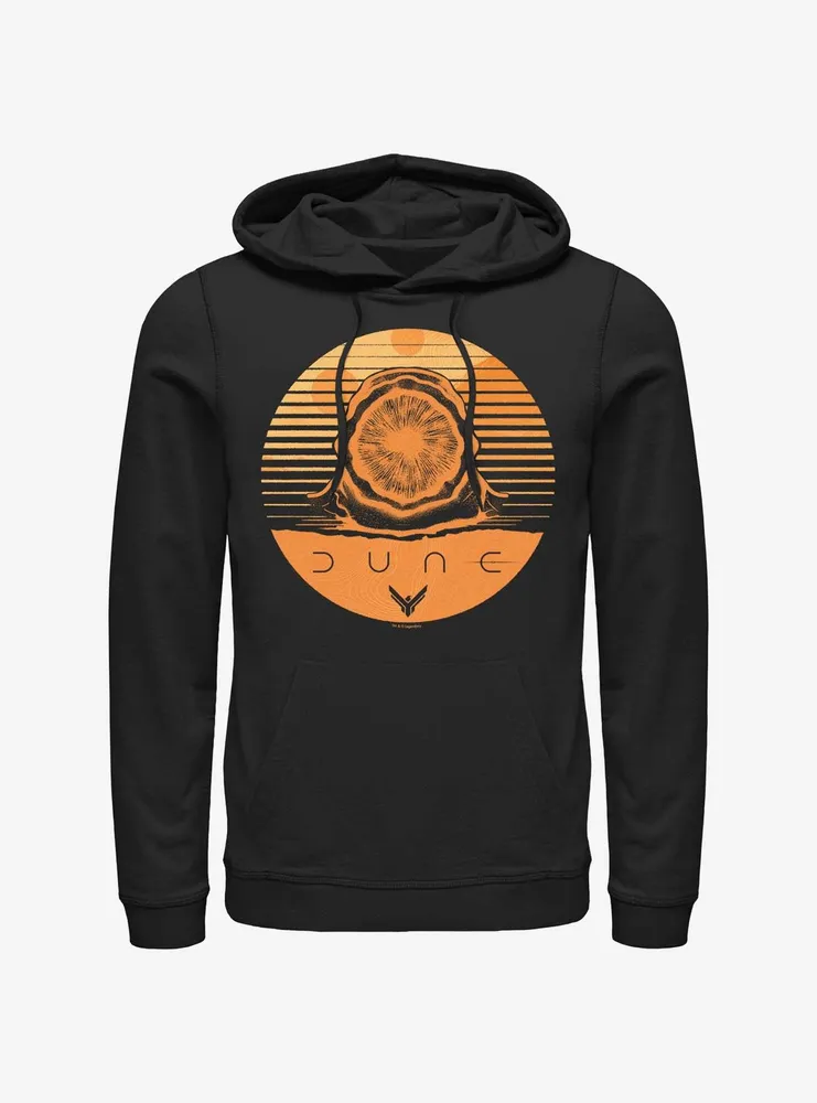 Dune Arrakis Sandworm Stamp Hoodie