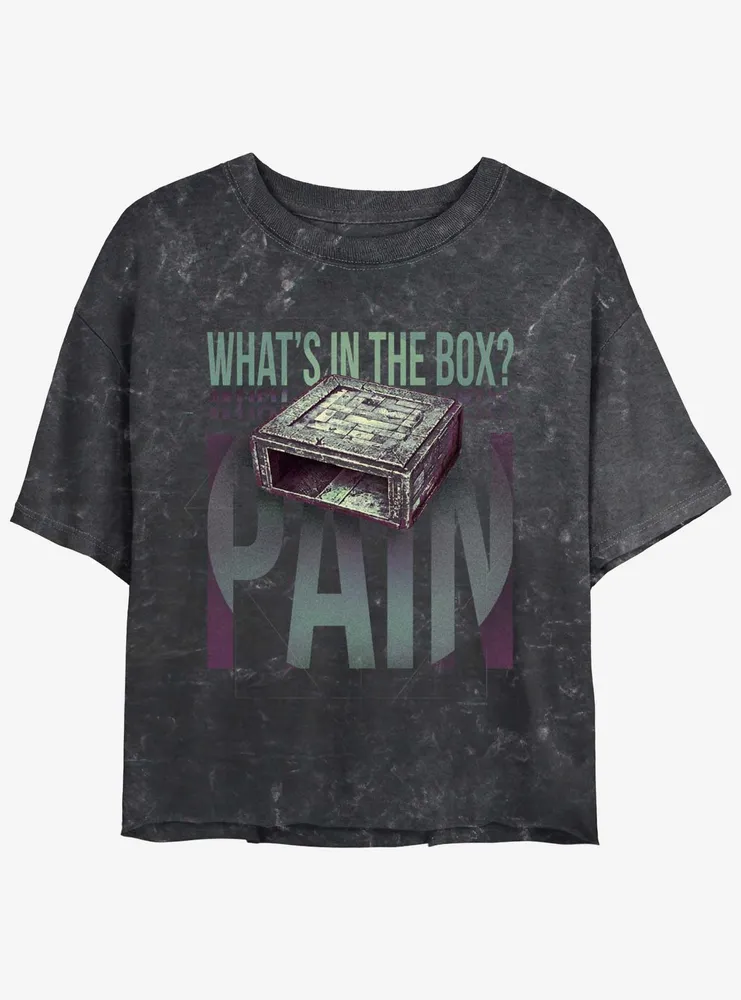 Dune What's The Box Pain Mineral Wash Womens Crop T-Shirt