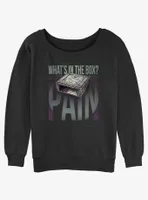 Dune What's The Box Pain Womens Slouchy Sweatshirt