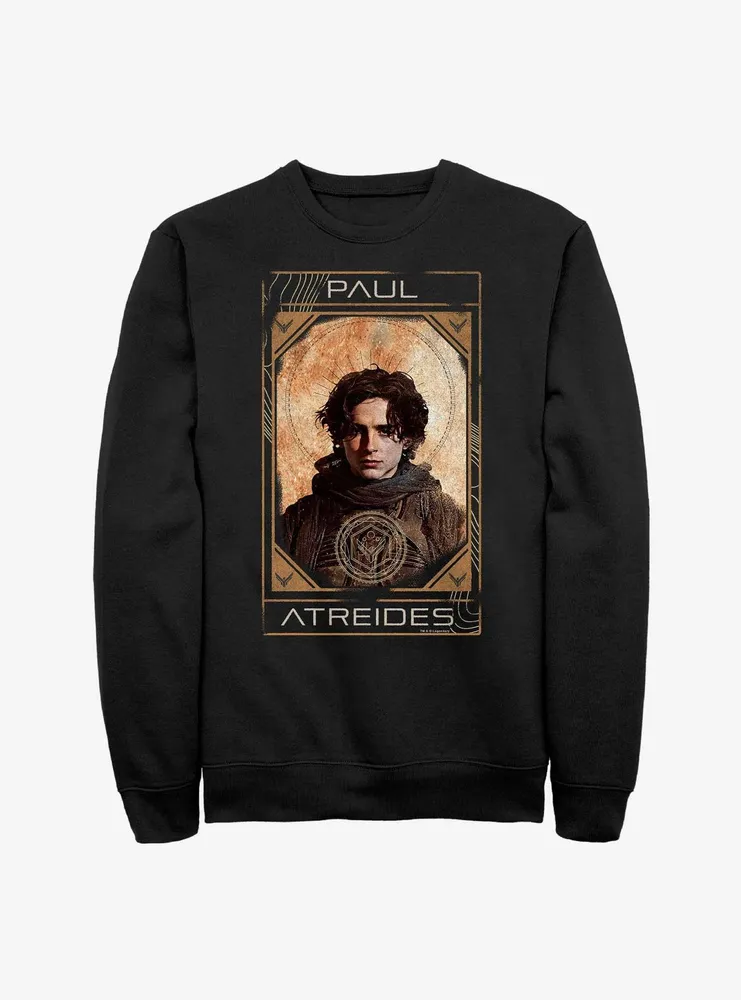 Dune Paul Atreides Info Portrait Sweatshirt