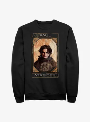 Dune Paul Atreides Info Portrait Sweatshirt