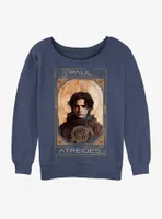 Dune Paul Atreides Info Portrait Womens Slouchy Sweatshirt