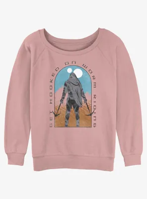 Dune Desert Rider Tombstone Womens Slouchy Sweatshirt