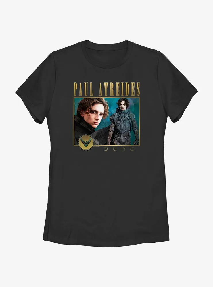 Dune Paul Atreides Retro Panel Womens T-Shirt