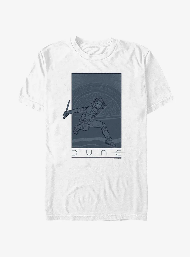 Dune Chani Retro Ilustration T-Shirt