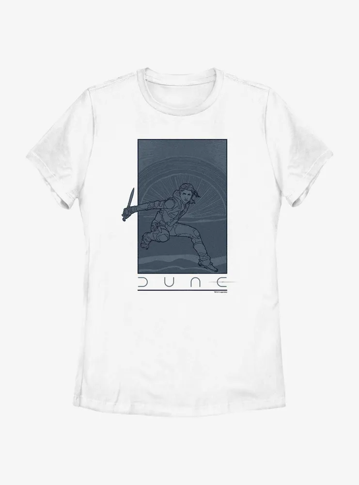 Dune Chani Retro Ilustration Womens T-Shirt