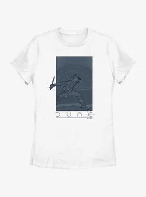 Dune Chani Retro Ilustration Womens T-Shirt