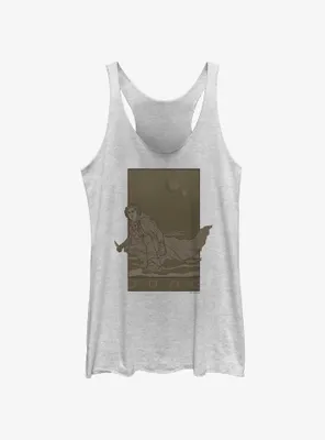 Dune Paul Atreides Retro Ilustration Womens Tank Top