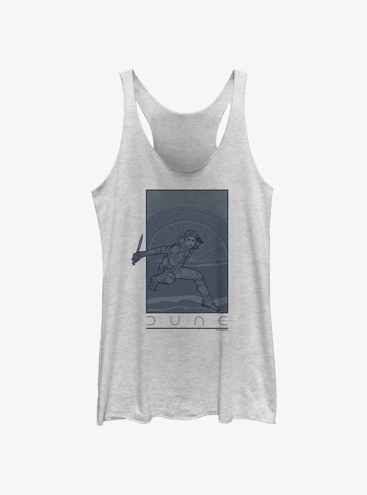 Dune Chani Retro Ilustration Womens Tank Top