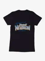 The Adventures Of Jimmy Neutron Boy Genius Title Logo Womens T-Shirt