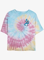 Lilo & Stitch Bashful Tie-Dye Girls Crop T-Shirt