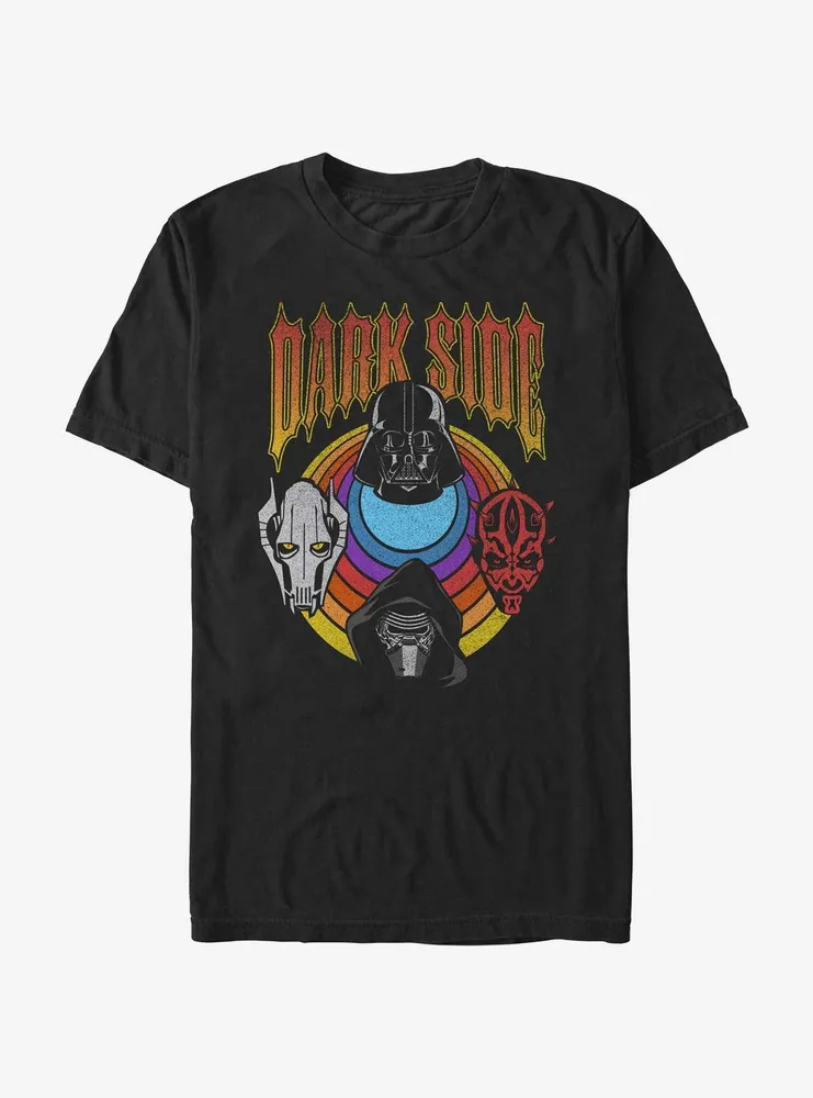 Star Wars Dark Side Retro Icon T-Shirt