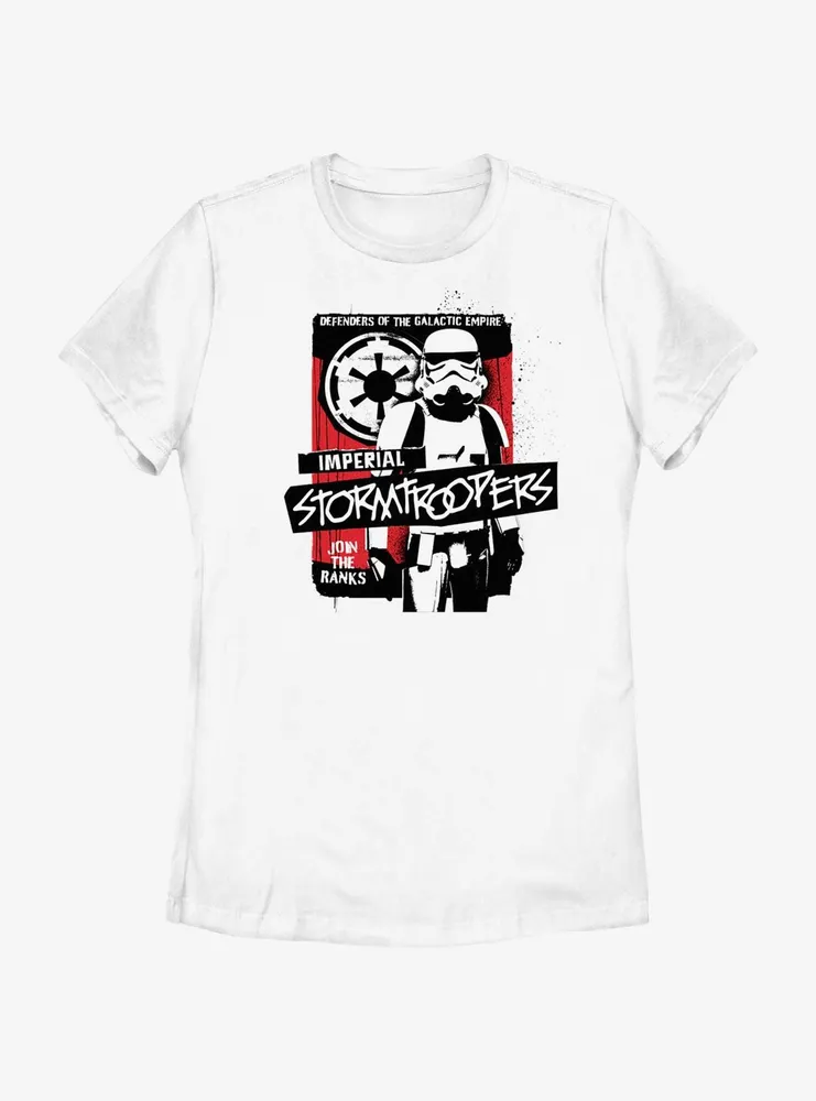 Star Wars Imperial Stormtroopers Graffiti Womens T-Shirt