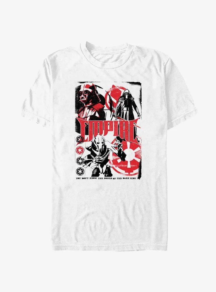 Star Wars The Dark Side Empire Collage Poster T-Shirt