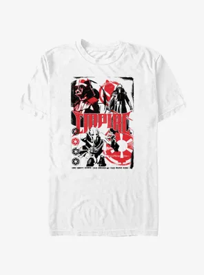 Star Wars The Dark Side Empire Collage Poster T-Shirt